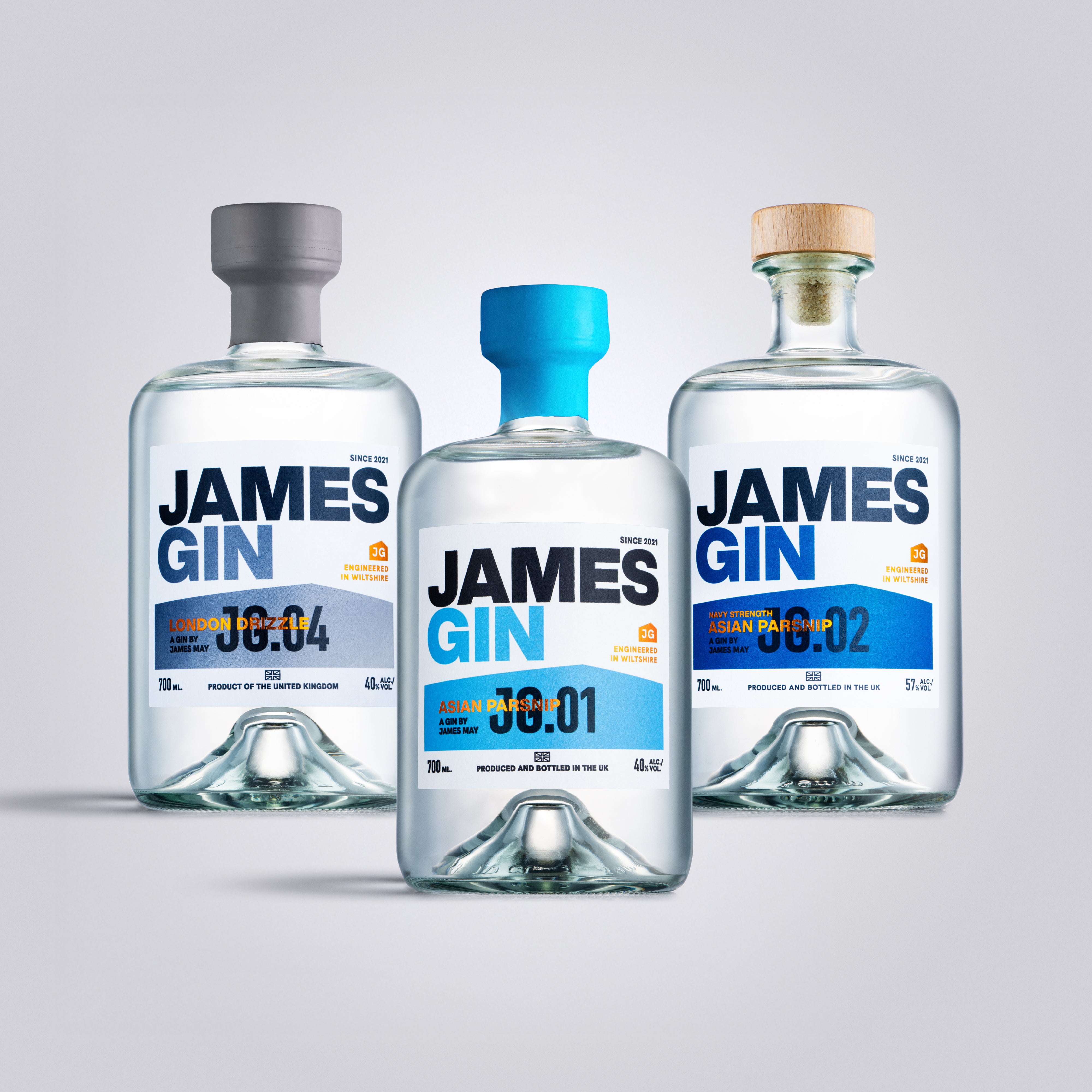 The Power of Three - Gin 3 Bottle Set - James Gin US